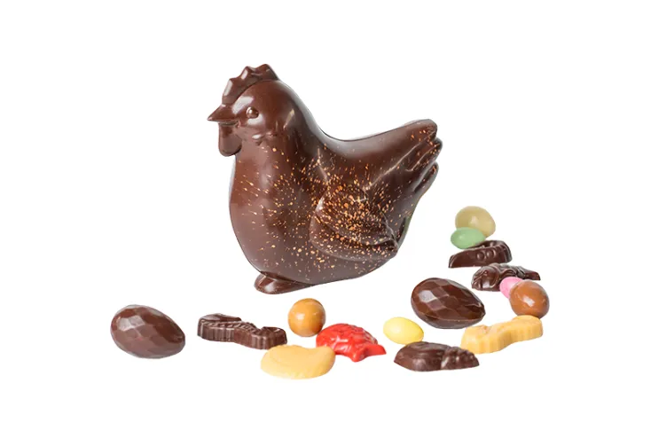 Poule pondeuse - lait - garnie 115 gr