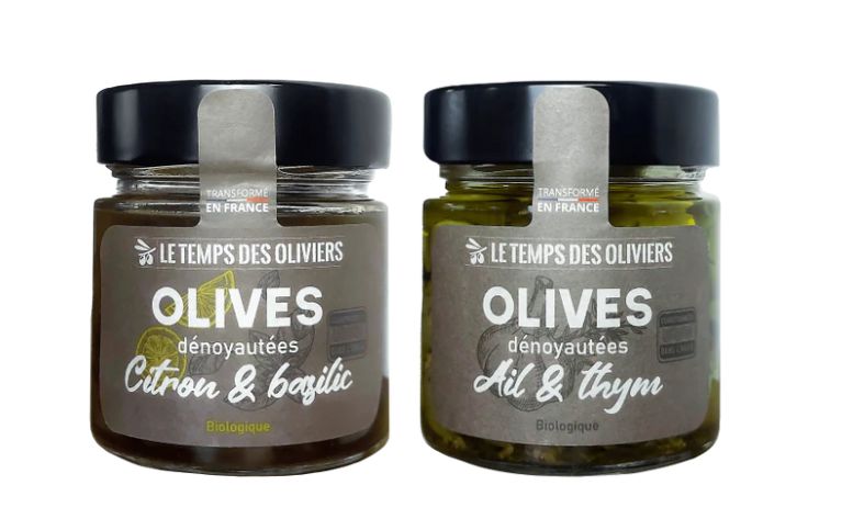Le temps des oliviers - OLIVES DÉNOYAUTÉES 180g