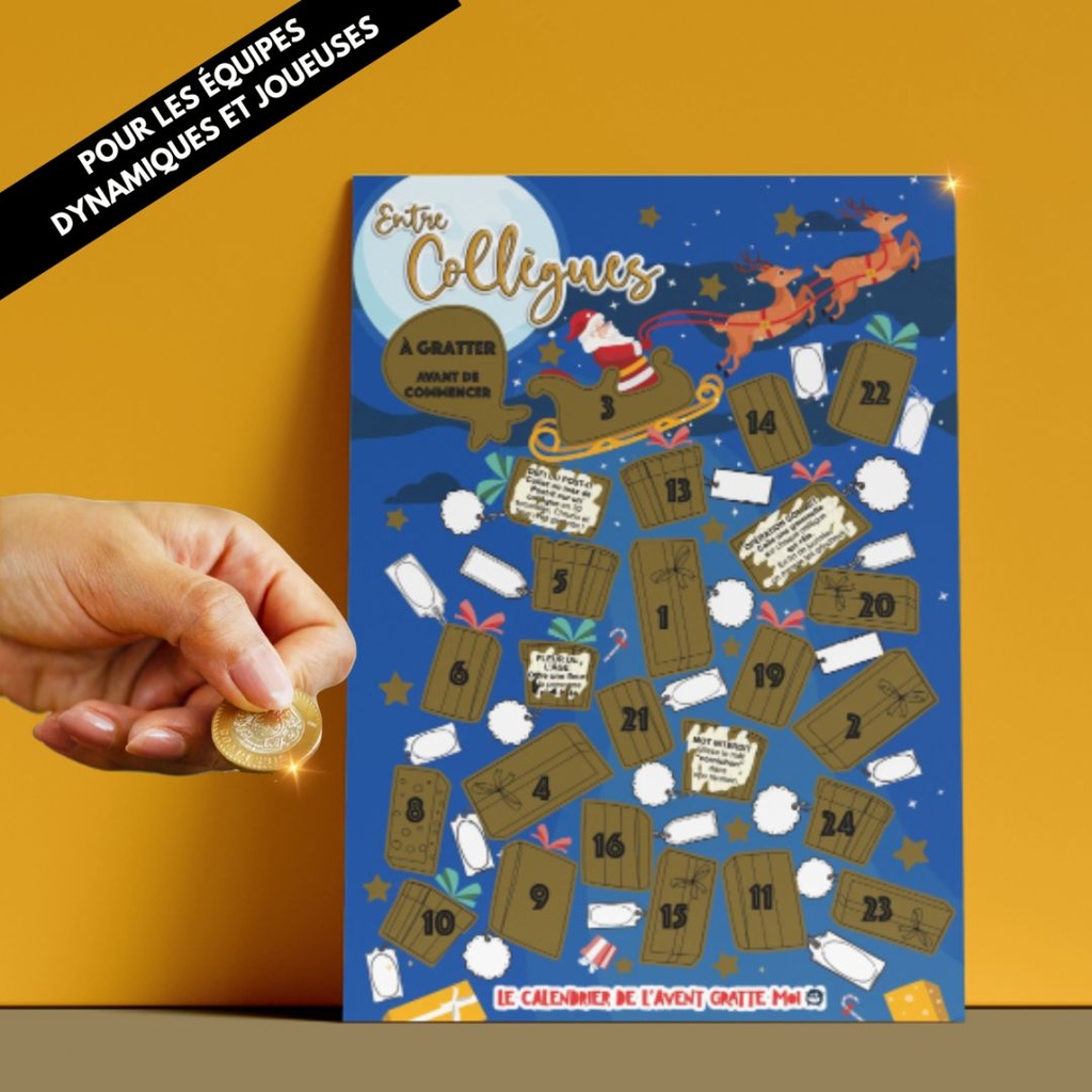 [241029_8101] Calendrier de l'avent ENTRE COLLEGUES Gratte moi