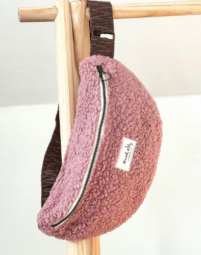 Sac Banane Moumoute Rose - Marcel & Lily